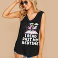 I Read Past My Bedtime Reading Unicorn Book Lover Women's V-Neck Tank Top