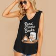 Read S'More Books Camping Outdoors Reading Campfire Smores Women's V-Neck Tank Top Read S'More Books Camping Outdoors Reading Campfire Smores Women's V-Neck Tank Top