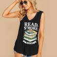 Read S'More Books Marshmallow Reading Smores Women's V-Neck Tank Top Read S'More Books Marshmallow Reading Smores Women's V-Neck Tank Top