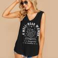 A Well Read Woman Book Lover Literary Quote Women's V-Neck Tank Top