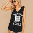 Reader Librarian Library This Is How I Roll Book Cart Meme Women's V-Neck Tank Top Reader Librarian Library This Is How I Roll Book Cart Meme Women's V-Neck Tank Top