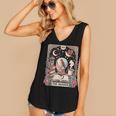 The Reader Tarot Card Shirt Bird Book Lover Bookworm Women's V-Neck Tank Top The Reader Tarot Card Shirt Bird Book Lover Bookworm Women's V-Neck Tank Top