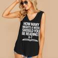 Reading Meme 6 To 7 Nights a Week Book Appreciation Women's V-Neck Tank Top