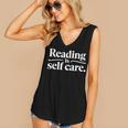 Reading Is Self Care Bookworm Reading Book Lovers Women's V-Neck Tank Top Reading Is Self Care Bookworm Reading Book Lovers Women's V-Neck Tank Top