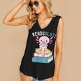 Reads Alotl Shirt Kids Readsolotl Read Axolotl Shirt Books Women's V-Neck Tank Top