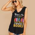 There's No Such Thing As Too Many Books Women's V-Neck Tank Top