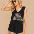 Retro Vintage Drink Tea Read Books Be Happy Reading Women's V-Neck Tank Top Retro Vintage Drink Tea Read Books Be Happy Reading Women's V-Neck Tank Top