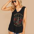 Romantasy Book Club Coffee Sword Roses Women's V-Neck Tank Top Romantasy Book Club Coffee Sword Roses Women's V-Neck Tank Top