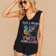 Save A Dragon Ride A Wingleader Books Dragon Lover Cute Women's V-Neck Tank Top Save A Dragon Ride A Wingleader Books Dragon Lover Cute Women's V-Neck Tank Top