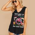 School Secretary Read Books And Know Things Flowers Flamingo Women's V-Neck Tank Top School Secretary Read Books And Know Things Flowers Flamingo Women's V-Neck Tank Top