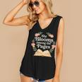She Blooms Among The Pages Women Mom Wife Floral Book Quote Women's V-Neck Tank Top She Blooms Among The Pages Women Mom Wife Floral Book Quote Women's V-Neck Tank Top
