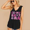 In My Smut Era Groovy Smut Book Reading Spicy Book Romance Women's V-Neck Tank Top