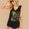 Star Wars The Book Of Boba Fett Neon Boba Fett Lives Poster Women's V-Neck Tank Top
