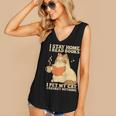 I Stay Home I Read Books I Pet My Cat I Regret Nothing Women Women's V-Neck Tank Top