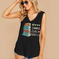 My Summer Is All Booked Book Reading Book Lover Women's V-Neck Tank Top