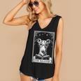 Tarot Card Vintage Whippet Dog Book Lover The Reader Women's V-Neck Tank Top