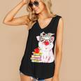 Teacher Pig Cute Farm Animal Book Lover School Student For Men Women Kids Women's V-Neck Tank Top Teacher Pig Cute Farm Animal Book Lover School Student For Men Women Kids Women's V-Neck Tank Top
