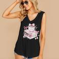 Teacher Valentine's Day All Booked For Valentines Reading Women's V-Neck Tank Top Teacher Valentine's Day All Booked For Valentines Reading Women's V-Neck Tank Top