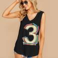 Toddler 3rd Birthday Books Themed 3 Year Old Boys Kids Girls Women's V-Neck Tank Top