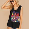History Woman Reading Book Geometric Girl Educated Women's V-Neck Tank Top
