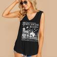 Unapologetically Anti Social Book Club Introvert Reader Women's V-Neck Tank Top