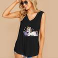 Unicorn Bookworm Believe In Yourself Cute And Inspirational Women's V-Neck Tank Top