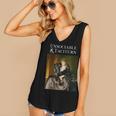 Unsociable And Taciturn Jane Austin Quote Book Classic Lit Women's V-Neck Tank Top