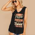 I Used To Be a People Person Antisocial Introvert Women's V-Neck Tank Top