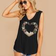 Vintage Book Lover Valentine Heart Women's V-Neck Tank Top Vintage Book Lover Valentine Heart Women's V-Neck Tank Top