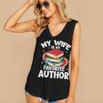 My Wife Is My Favorite Author Book Writer Women's V-Neck Tank Top My Wife Is My Favorite Author Book Writer Women's V-Neck Tank Top