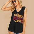 In My Wizard Era Groovy Bookish Fantasy Reader Book Lover Women's V-Neck Tank Top