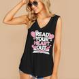 Women Read Your Heart Out Valentine's Day Teacher Book Women's V-Neck Tank Top Women Read Your Heart Out Valentine's Day Teacher Book Women's V-Neck Tank Top