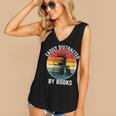 Women's Easily Distracted By Books Women's V-Neck Tank Top Women's Easily Distracted By Books Women's V-Neck Tank Top