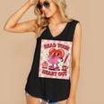 Women's Read Your Heart Out Groovy Bookish Valentine Day Women Girls Women's V-Neck Tank Top
