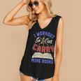 I Workout So I Can Carry More Books Exercise Books Lover Women's V-Neck Tank Top