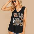 Zoo Animals Wild About Reading Books Reader Lover Librarian Women's V-Neck Tank Top Zoo Animals Wild About Reading Books Reader Lover Librarian Women's V-Neck Tank Top