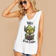 100 Book Goblin Cute Book Reader And Library Lover Women's V-Neck Tank Top