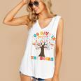 100 Days In The Books Reading Teacher 100th Day Of School Premium Women's V-Neck Tank Top