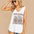 100 Days In The Books Reading Teacher 100th Day Of School Women's V-Neck Tank Top