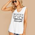 100 Days Of SCHOOKBook Nerd Book Lover Reading Librarian Boo Women's V-Neck Tank Top