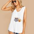 67 Read Every Night Quote For Book Lovers &Coffee Fans Women's V-Neck Tank Top