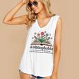 Abibliophobia Noun The Fear Of Running Out Of Books To Read Women's V-Neck Tank Top Abibliophobia Noun The Fear Of Running Out Of Books To Read Women's V-Neck Tank Top