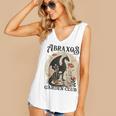 Abraxos Flower Garden Club Book Lover Fantasy Dragon Bookish Women's V-Neck Tank Top
