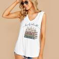 Barely Tolerable Book Lover Floral Quote Pride And Prejudice Women's V-Neck Tank Top Barely Tolerable Book Lover Floral Quote Pride And Prejudice Women's V-Neck Tank Top