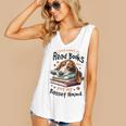 Basset Hound Dog Breed I Just Want To Read Books And Pet My Women's V-Neck Tank Top
