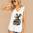 Book Dragon Women's V-Neck Tank Top