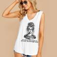 Book Lover Bent Over a Book Women's V-Neck Tank Top