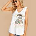 Book Lover Cute Cat Coffee Just 1 More Chapter Cozy Reading Women's V-Neck Tank Top Book Lover Cute Cat Coffee Just 1 More Chapter Cozy Reading Women's V-Neck Tank Top