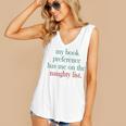 My Book Preference Has Me On The Naughty List For Christmas Women's V-Neck Tank Top