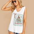 All Booked For Christmas Book Xmas Tree Coquette Bow Lights Women's V-Neck Tank Top All Booked For Christmas Book Xmas Tree Coquette Bow Lights Women's V-Neck Tank Top